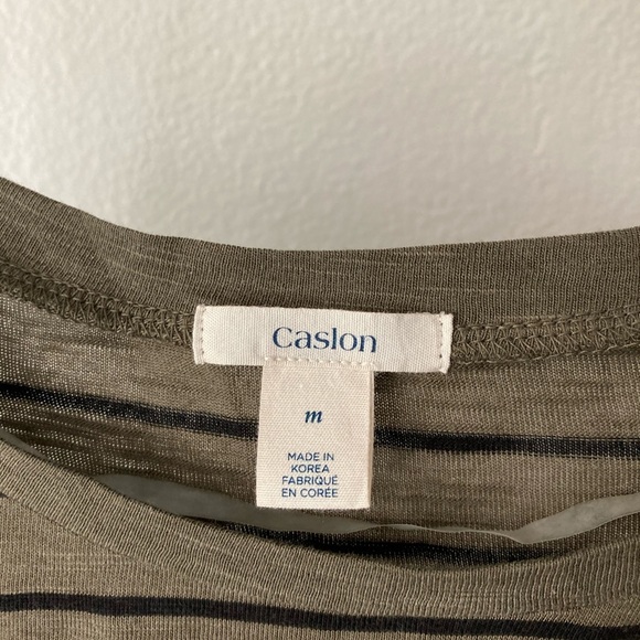 CASLON Green Long Sleeves Medium Sweater Top BNWT - Picture 2 of 3